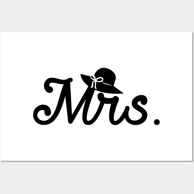 Mrs. Valentines T-shirt Wall Art by KsuAnn